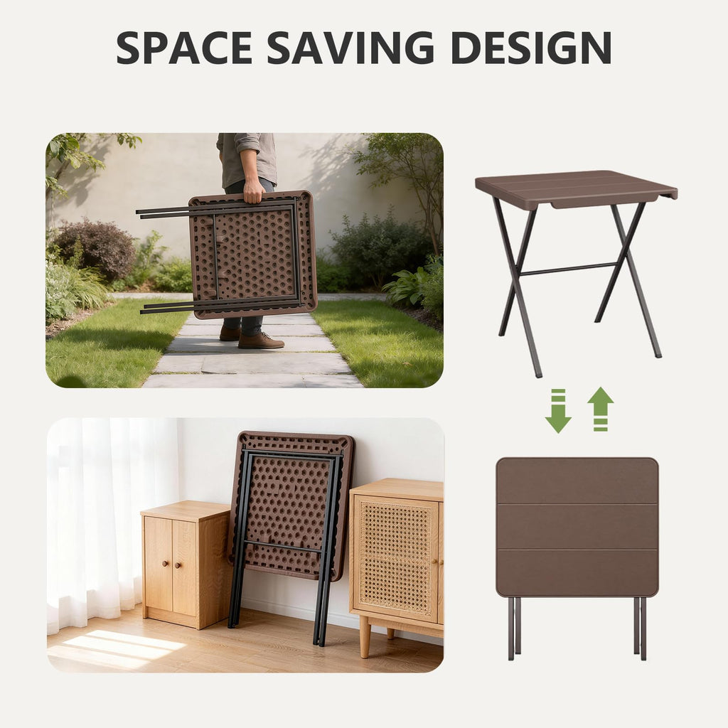 27 Inch Square Folding Table Q909