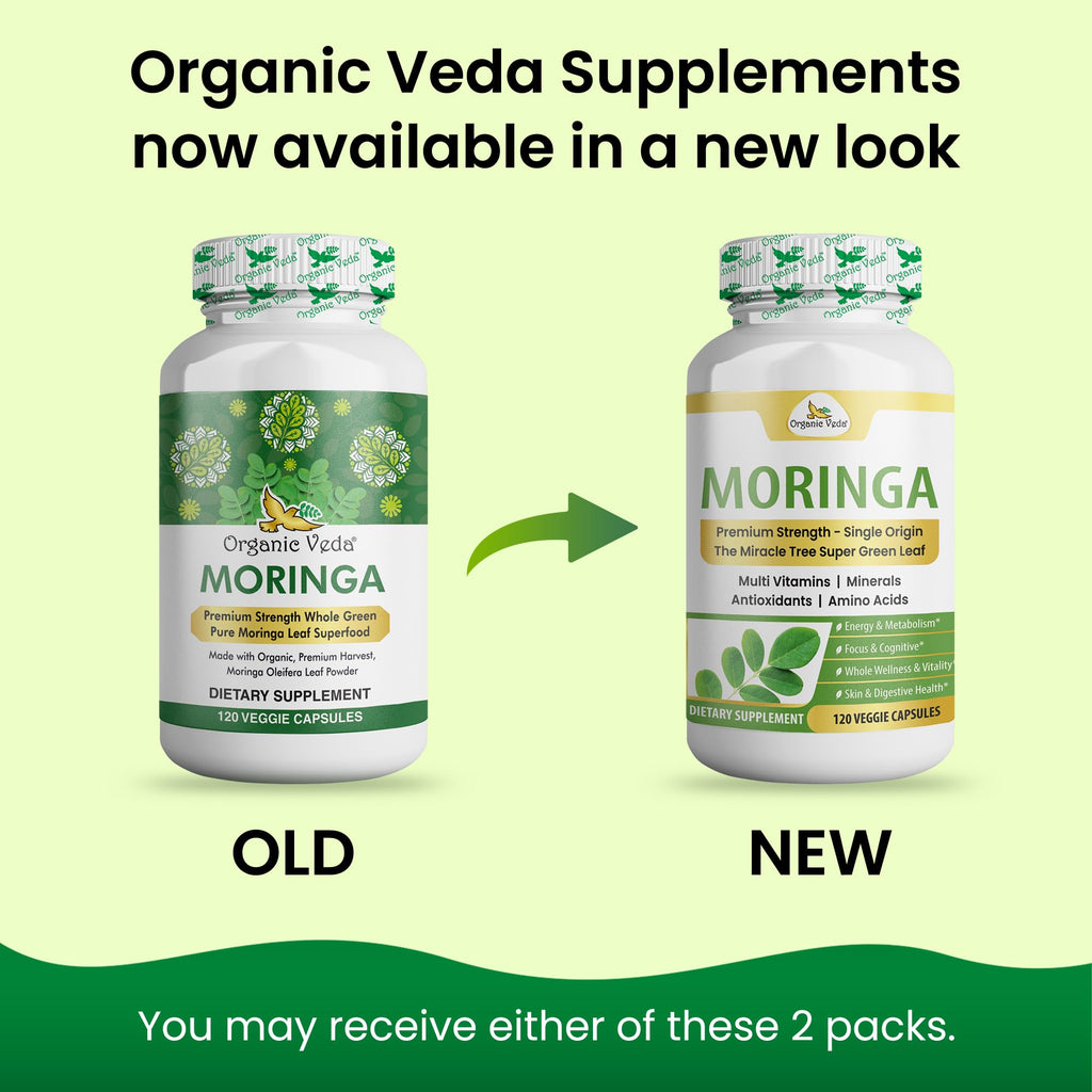 1000mg Organic Moringa Capsule 120 Vegan Capsule B567