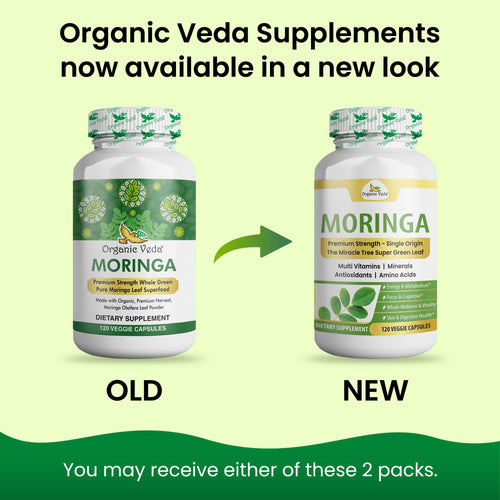 1000mg Organic Moringa Capsule 120 Vegan Capsule B567
