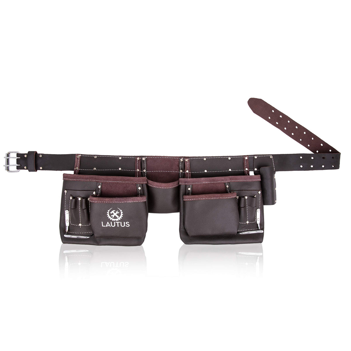 Oil Tanned Leather Tool Belt N309013