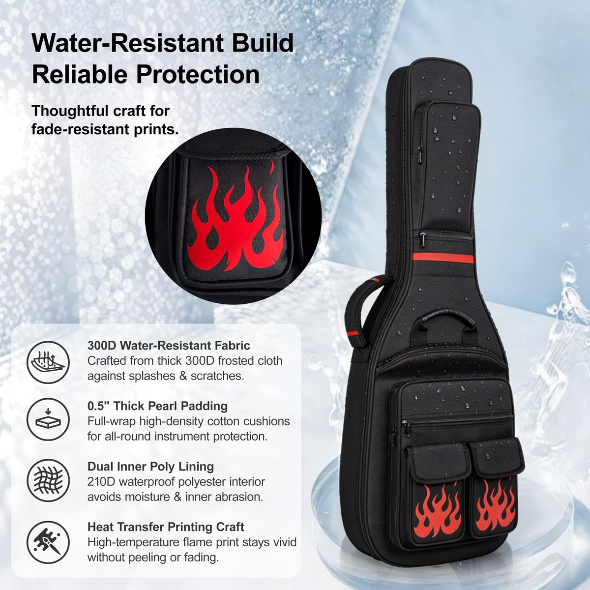 40 Inch Waterproof Electric Guitar Bag R199