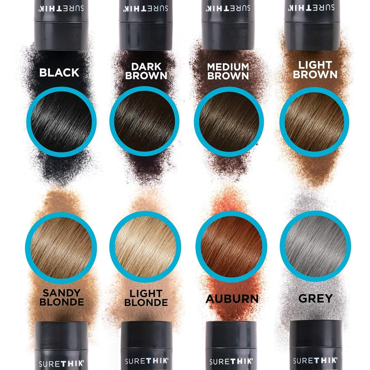 Medium Brown Hair Thickening Fiber Q70831