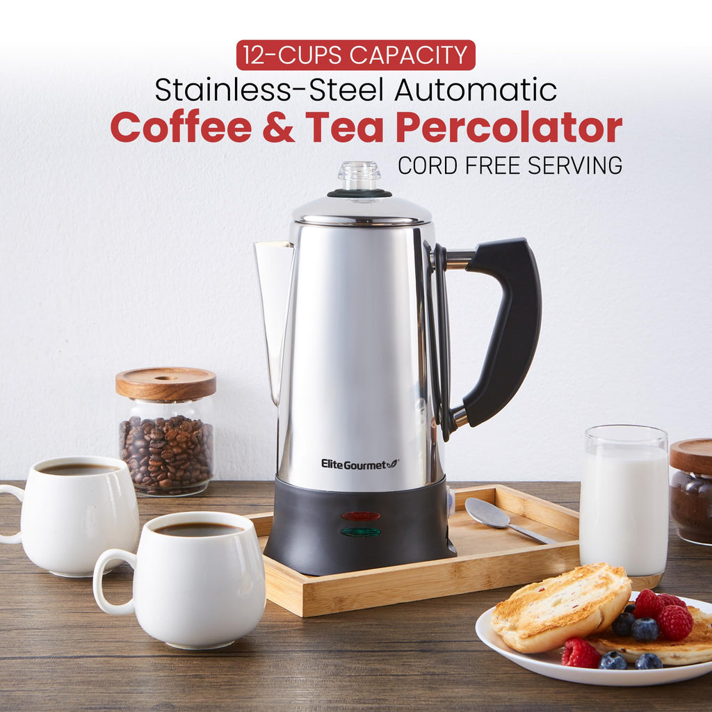 12-Cup Electric Coffee Percolator C520
