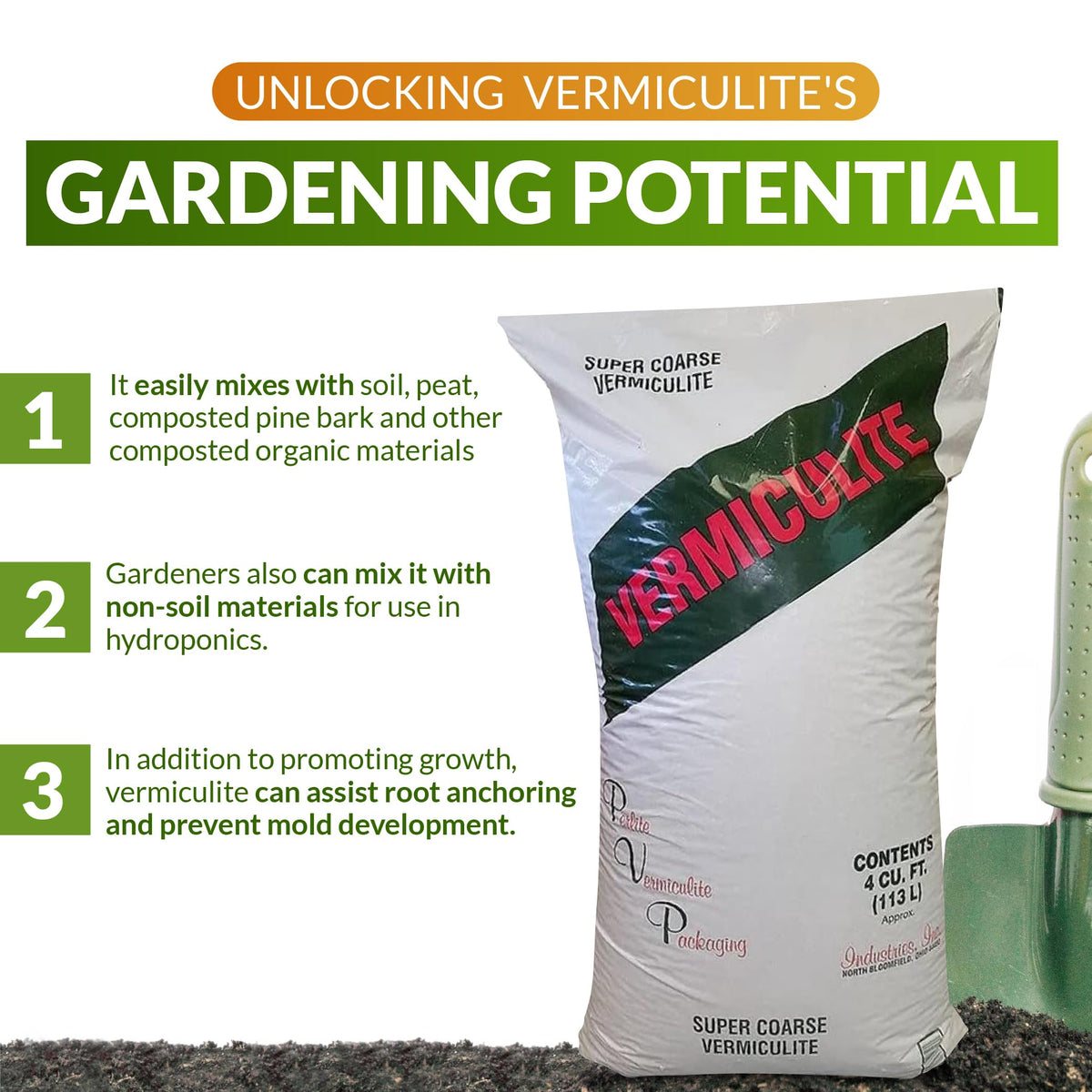 Super Coarse Vermiculite Soil Conditioner 4 Cubic Foot O4691