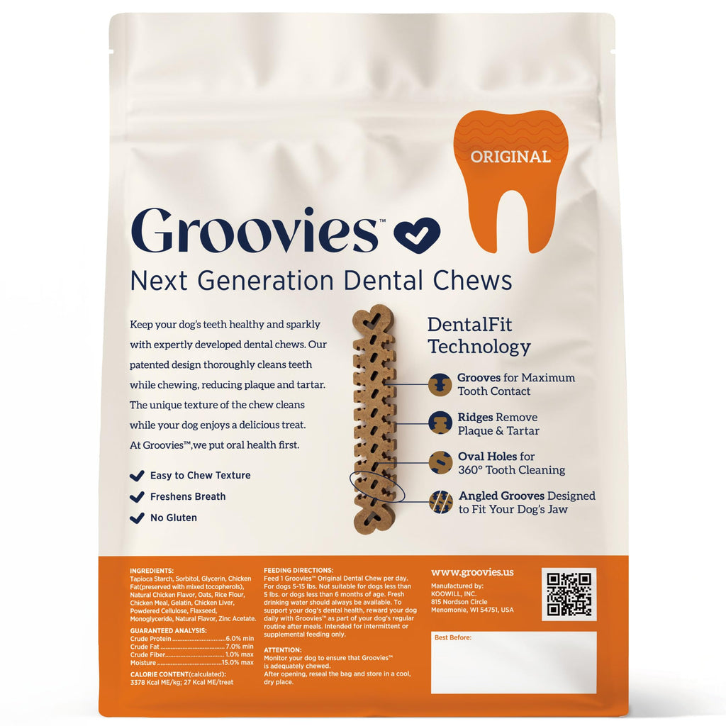 Small Flexible Dog Dental Chews 22Ct S409788