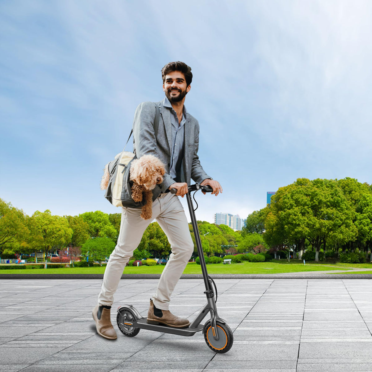 Foldable Pink Electric Scooter with Seat I815