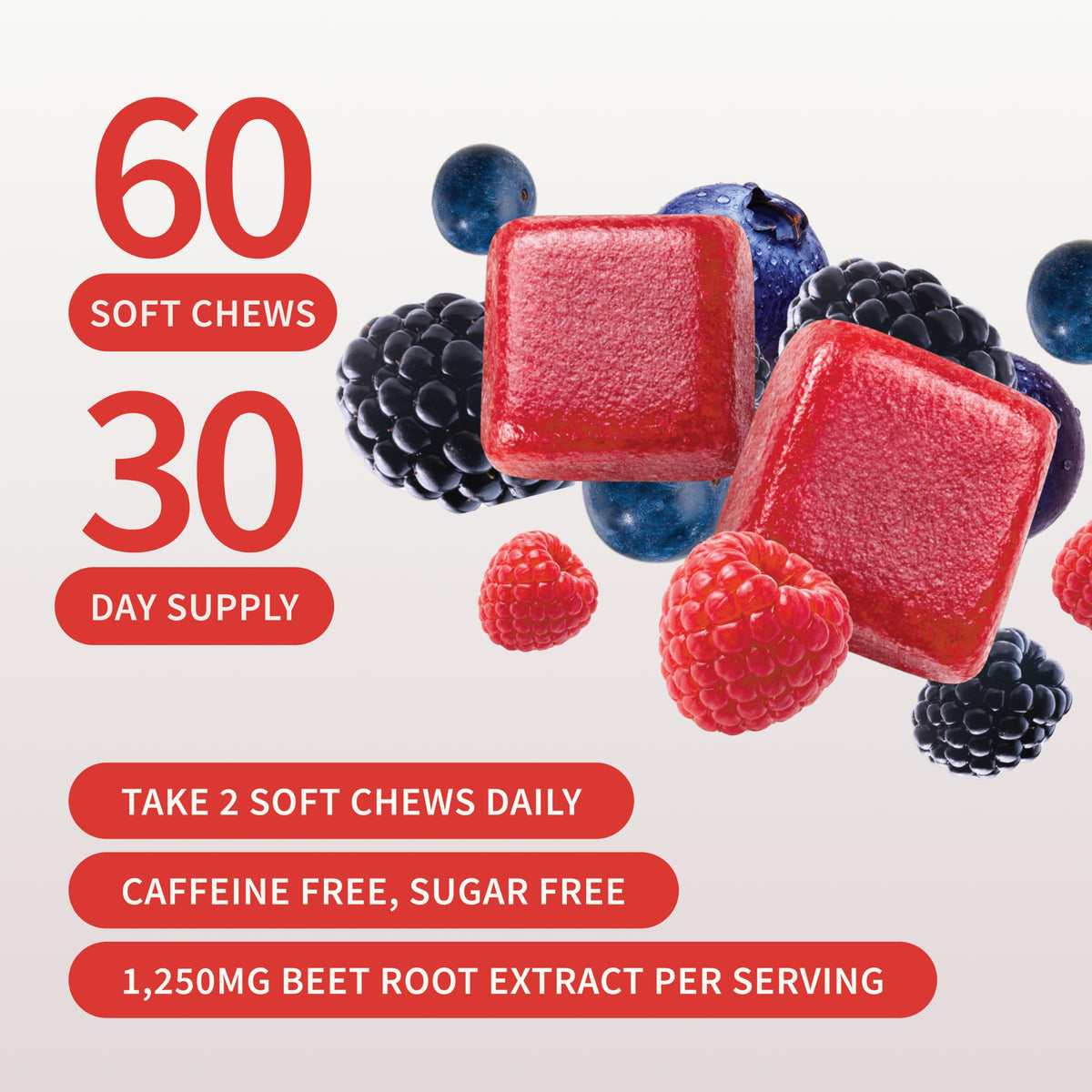 Nitric Oxide Beet Root Chews + Testo Booster Bundle M8983