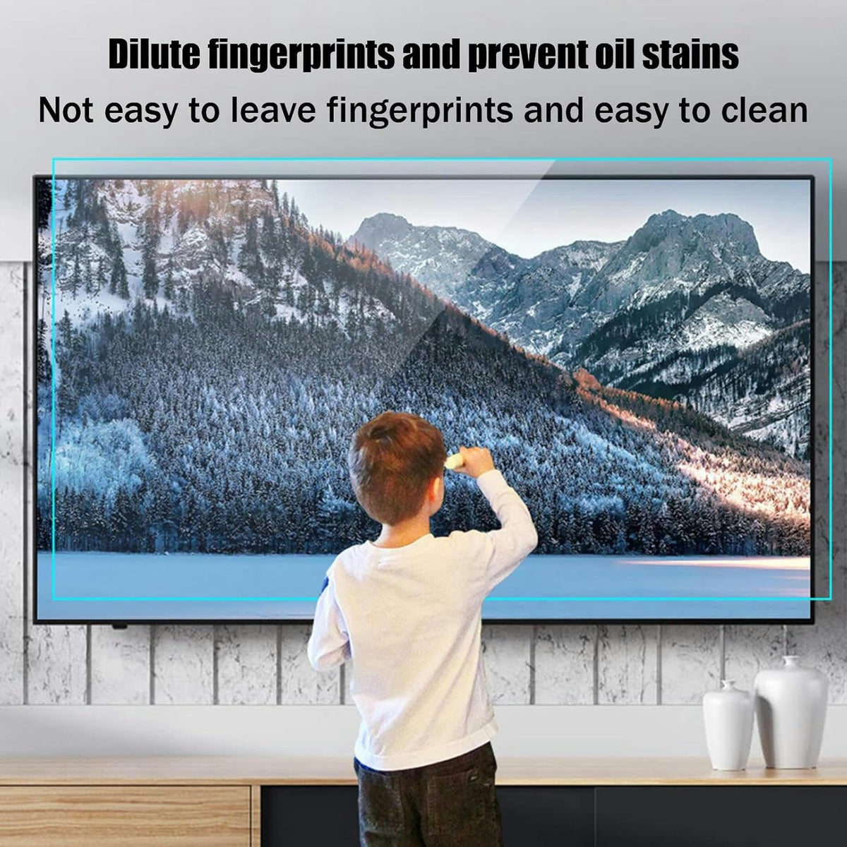 Matte Anti-Glare TV Screen Protector, 32-75 Inch Anti Blue Light Film U2597