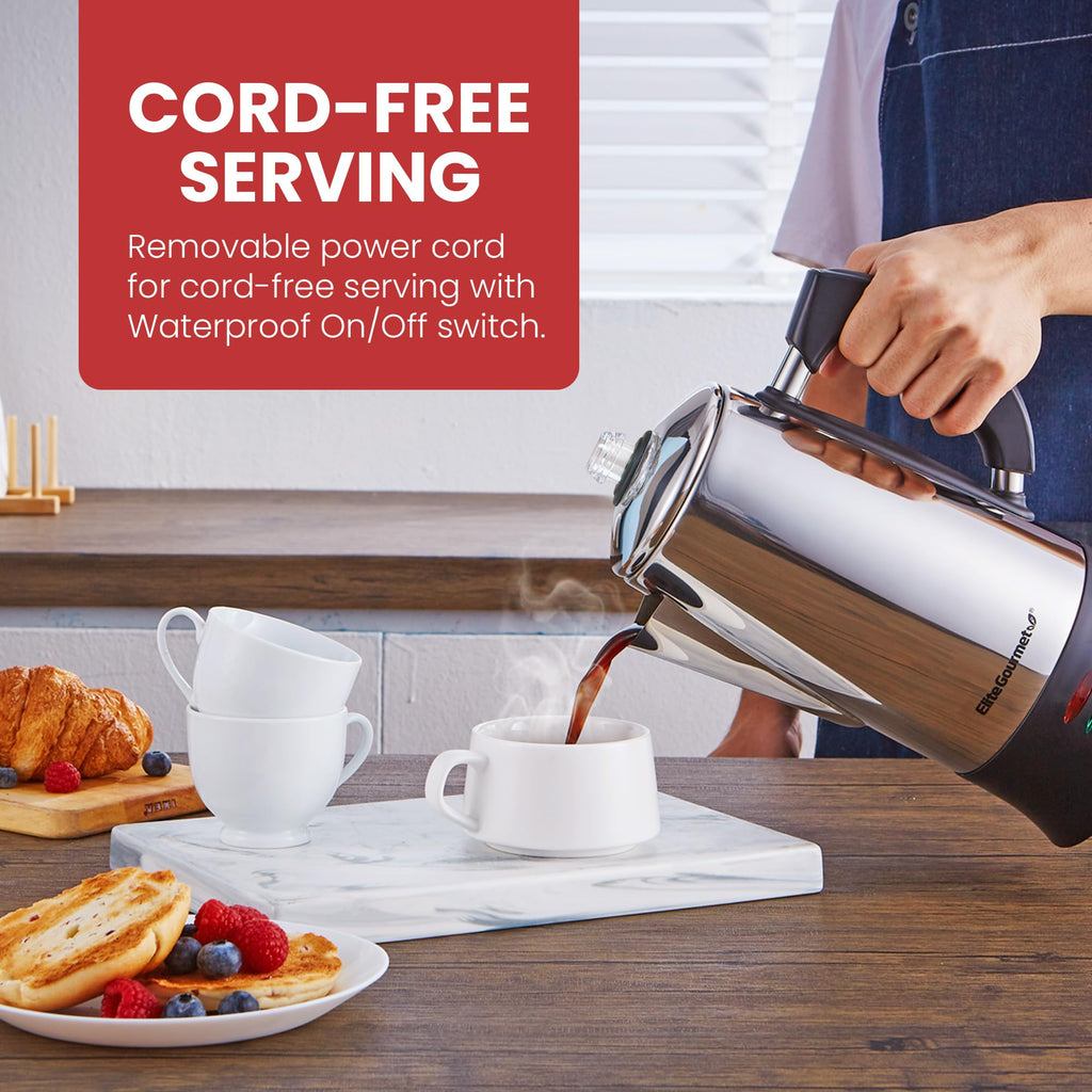 12-Cup Electric Coffee Percolator C520
