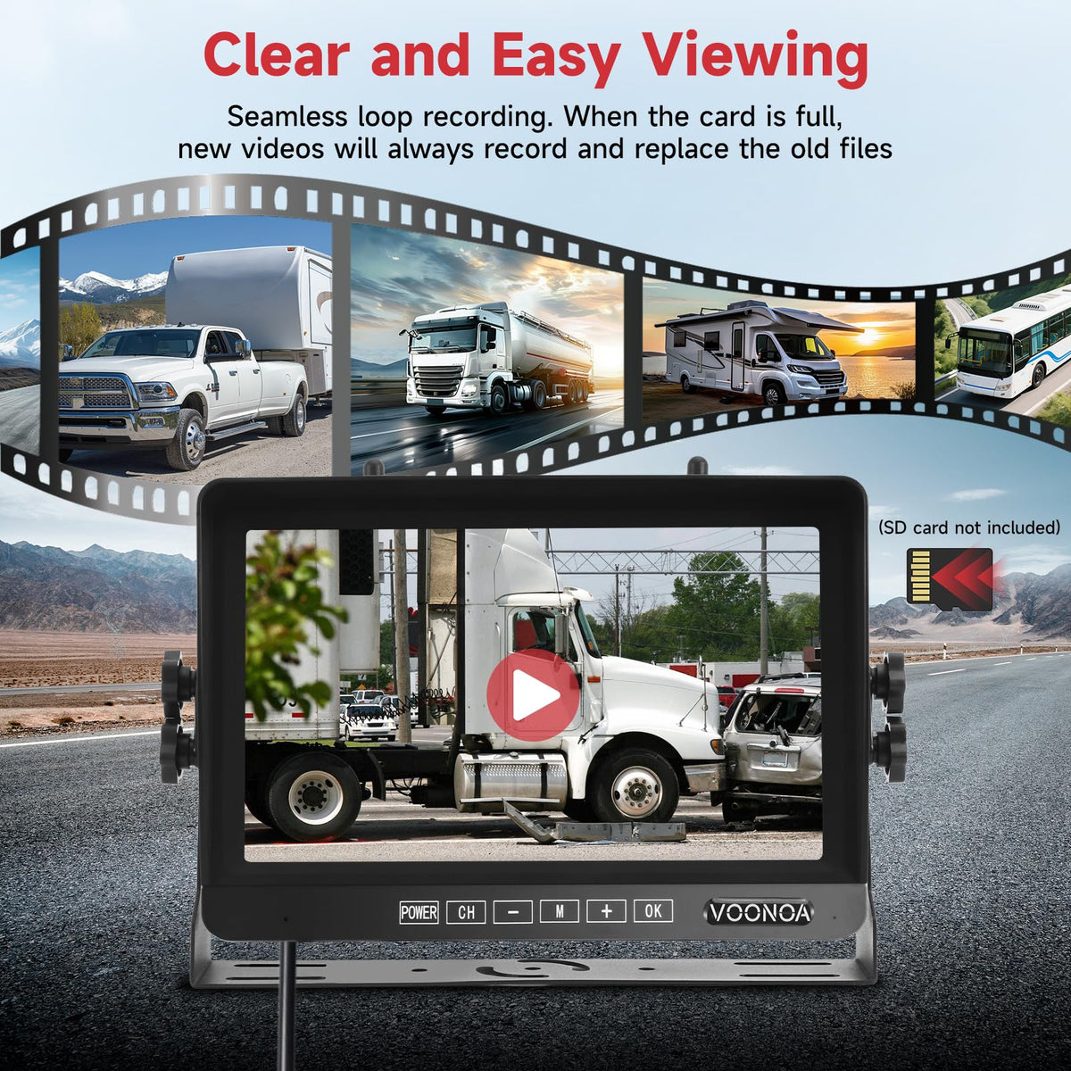 Wireless RV Backup Camera System V527