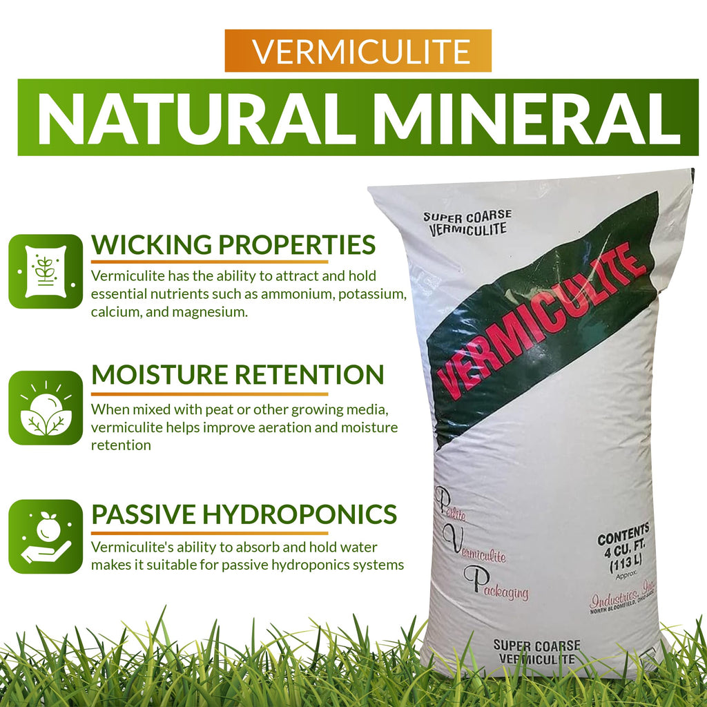 Super Coarse Vermiculite Soil Conditioner 4 Cubic Foot O4691