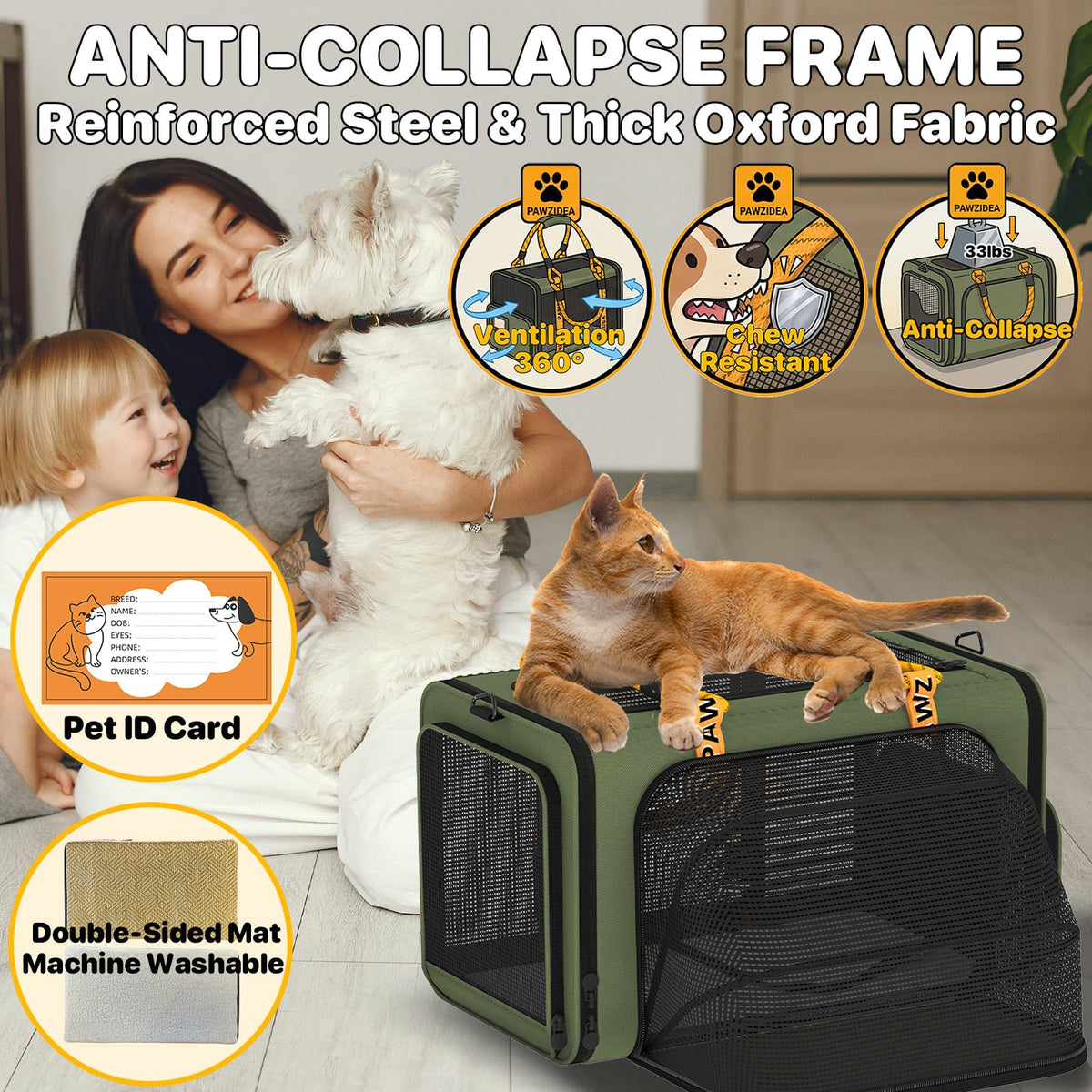 Expandable Pet Carrier Y641