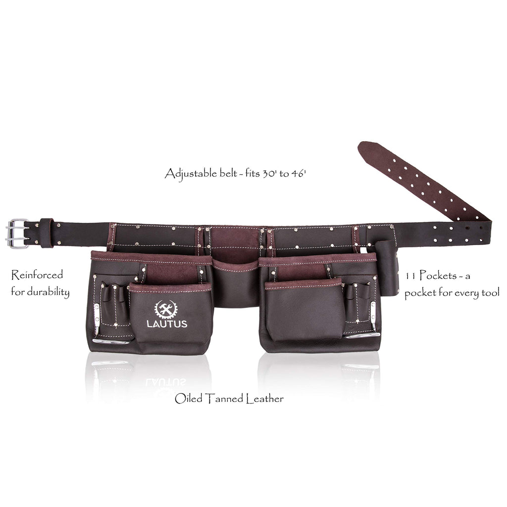 Oil Tanned Leather Tool Belt N309013