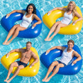 44" Large Triangular Inflatable Pool Float Tube M313119