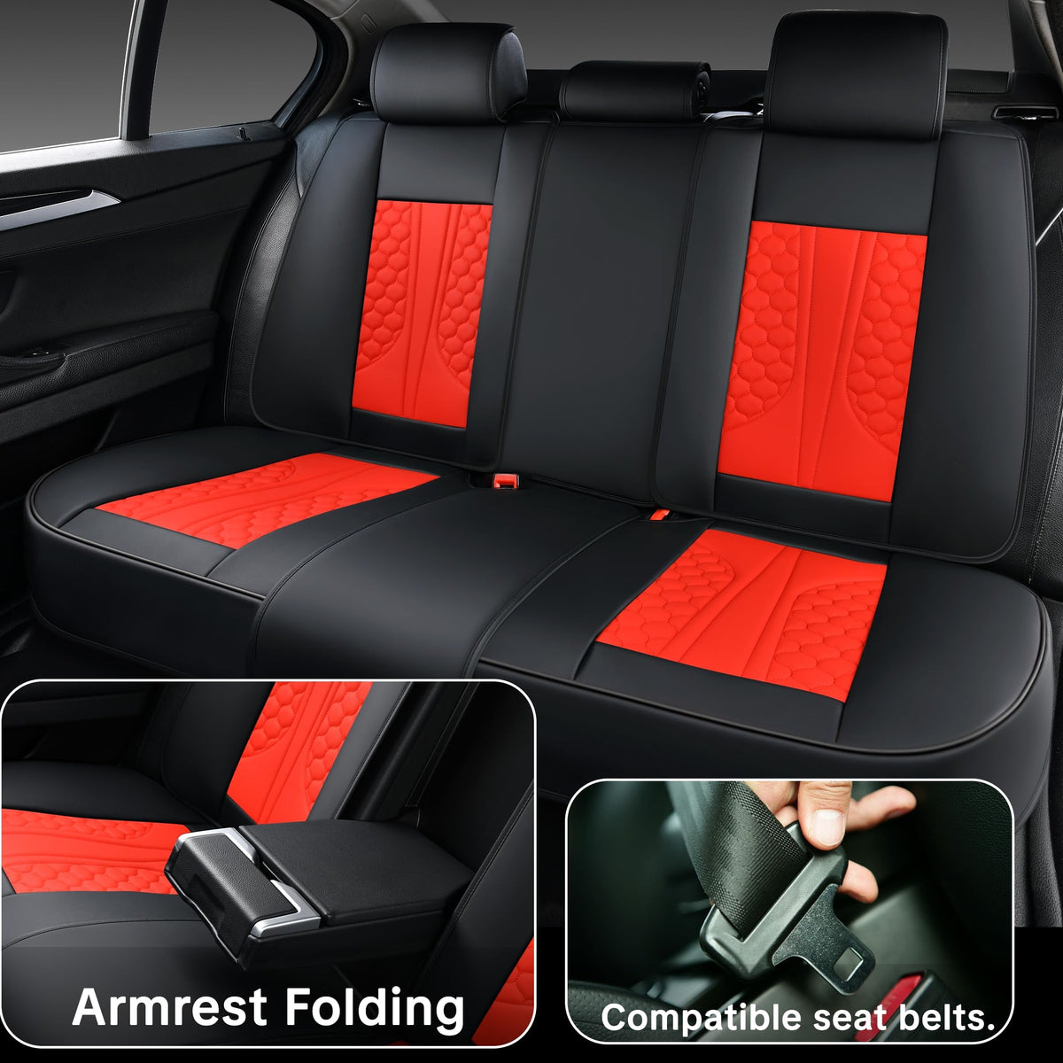 Universal Car Seat Covers Full Set 5 Seats A8012