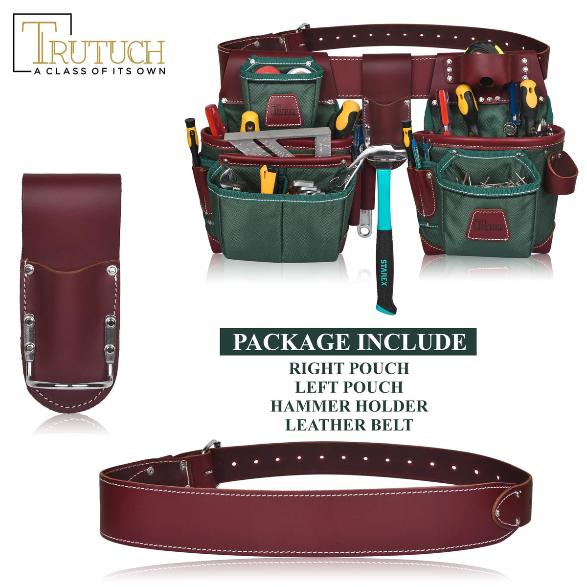 Nylon and Leather Tool Belt X605770