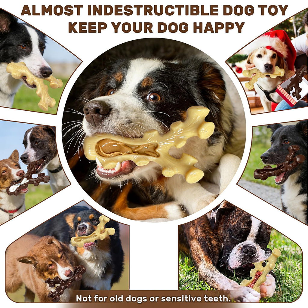 2 Pack Dog Chew Toys for Medium Large Breed T96980
