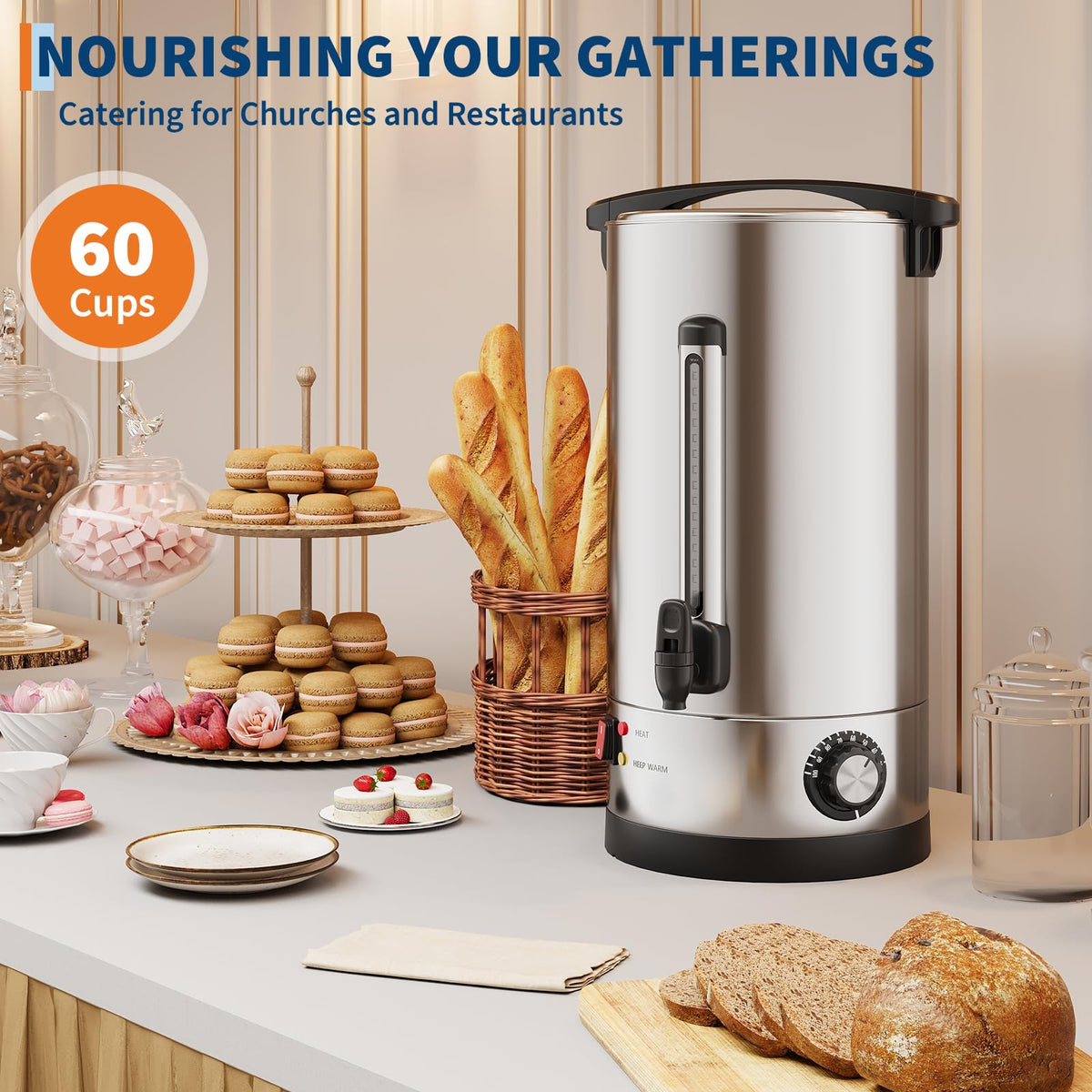 10L Stainless Steel Commercial Coffee Urn S885