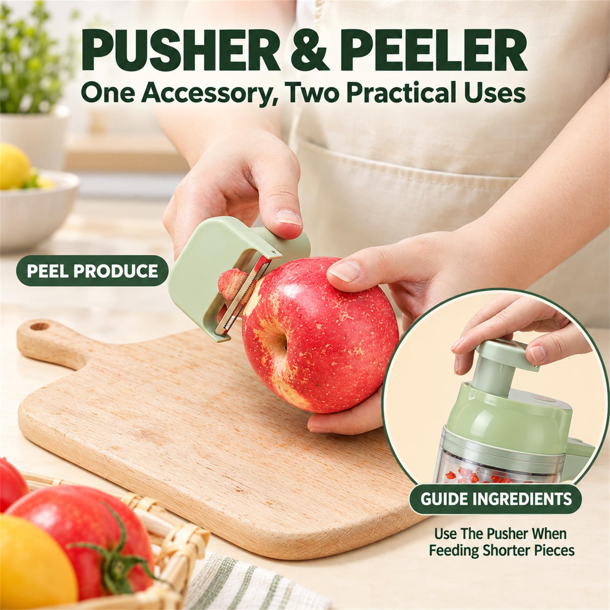 4-in-1 Handheld Electric Vegetable Cutter O725608