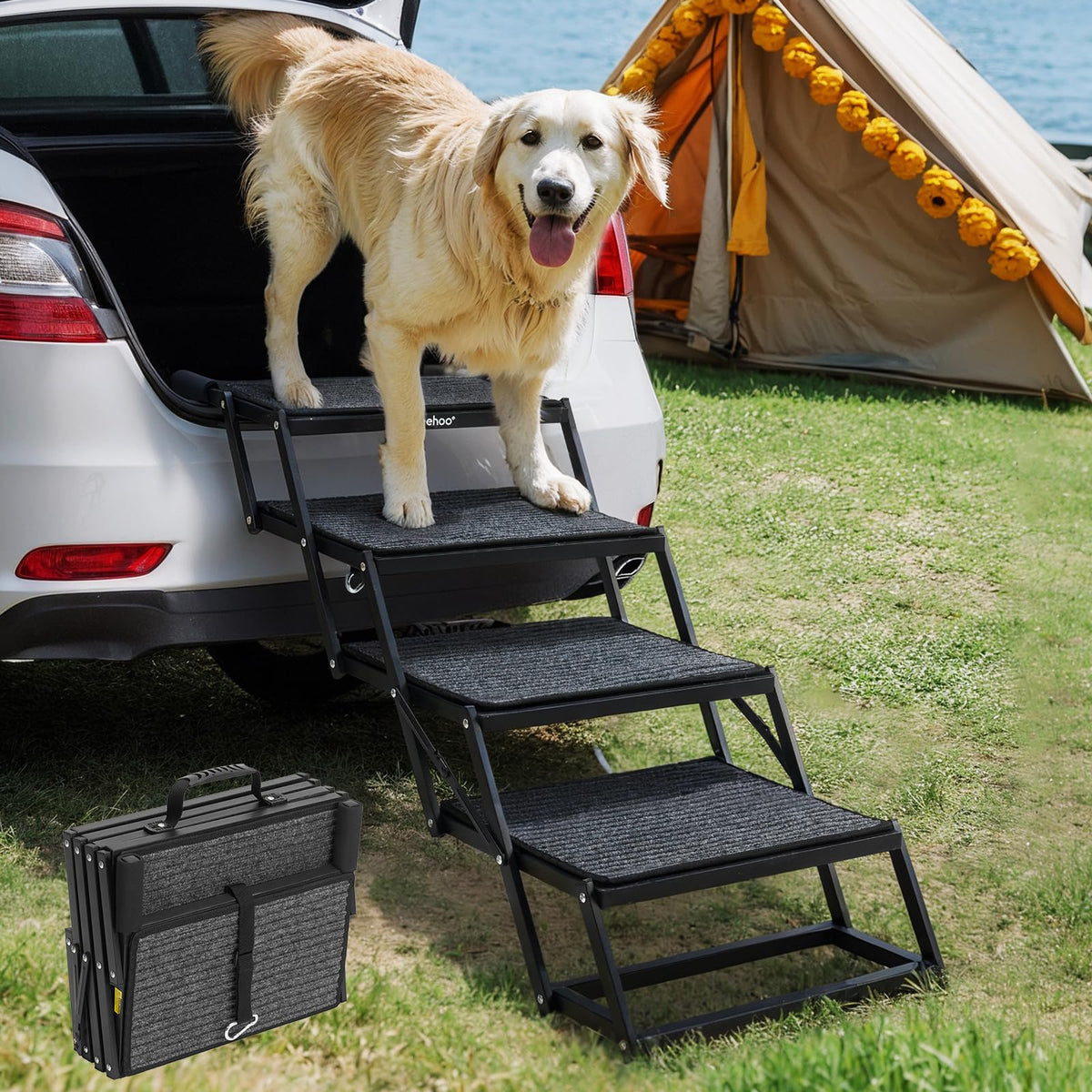 Foldable Dog Steps 17" W B661399