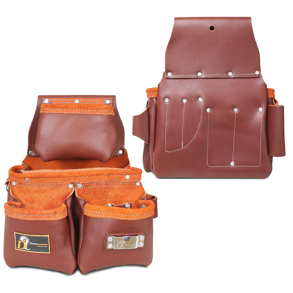 Leather Tool Belt with 27 Pockets K471517