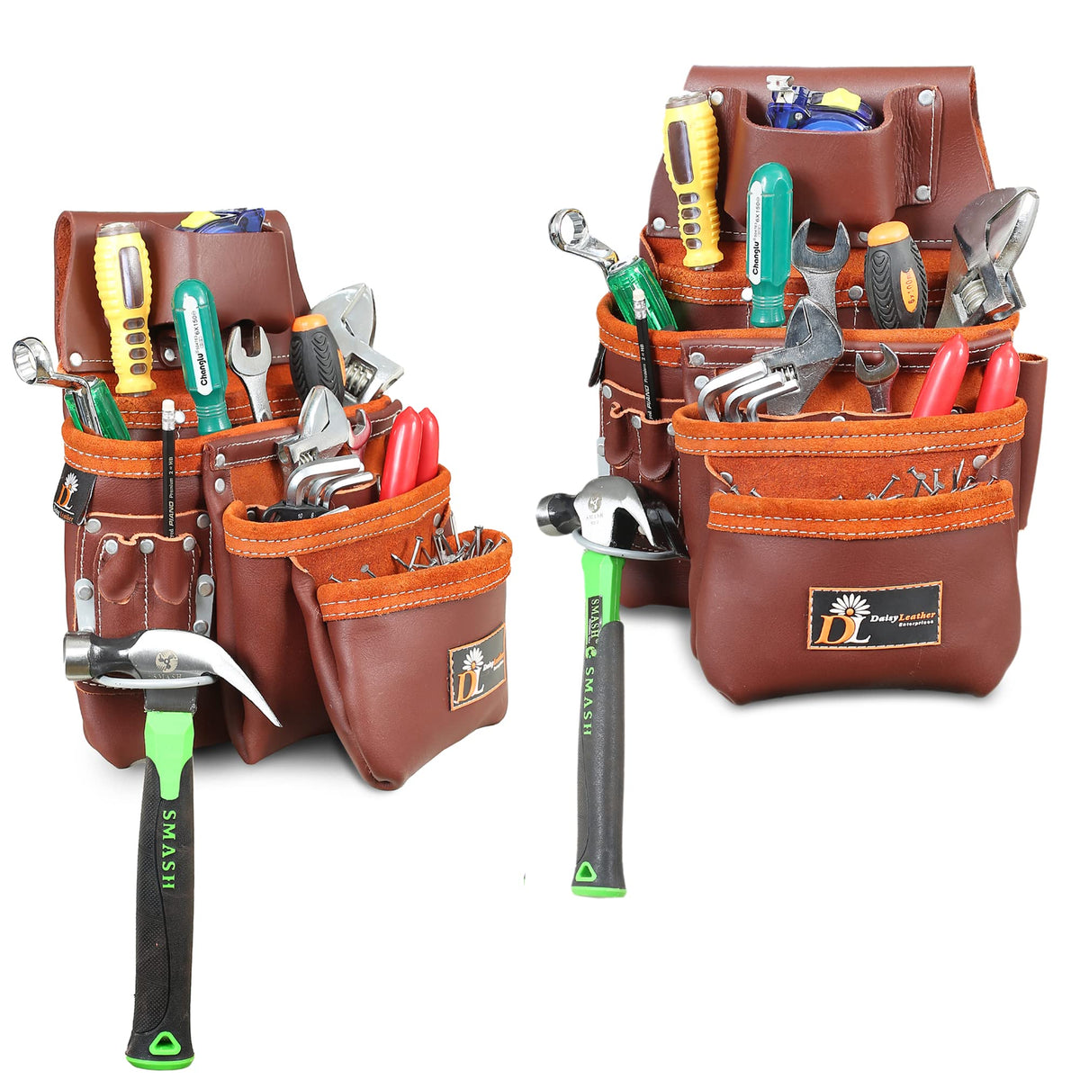 Leather Tool Belt with 27 Pockets K471517
