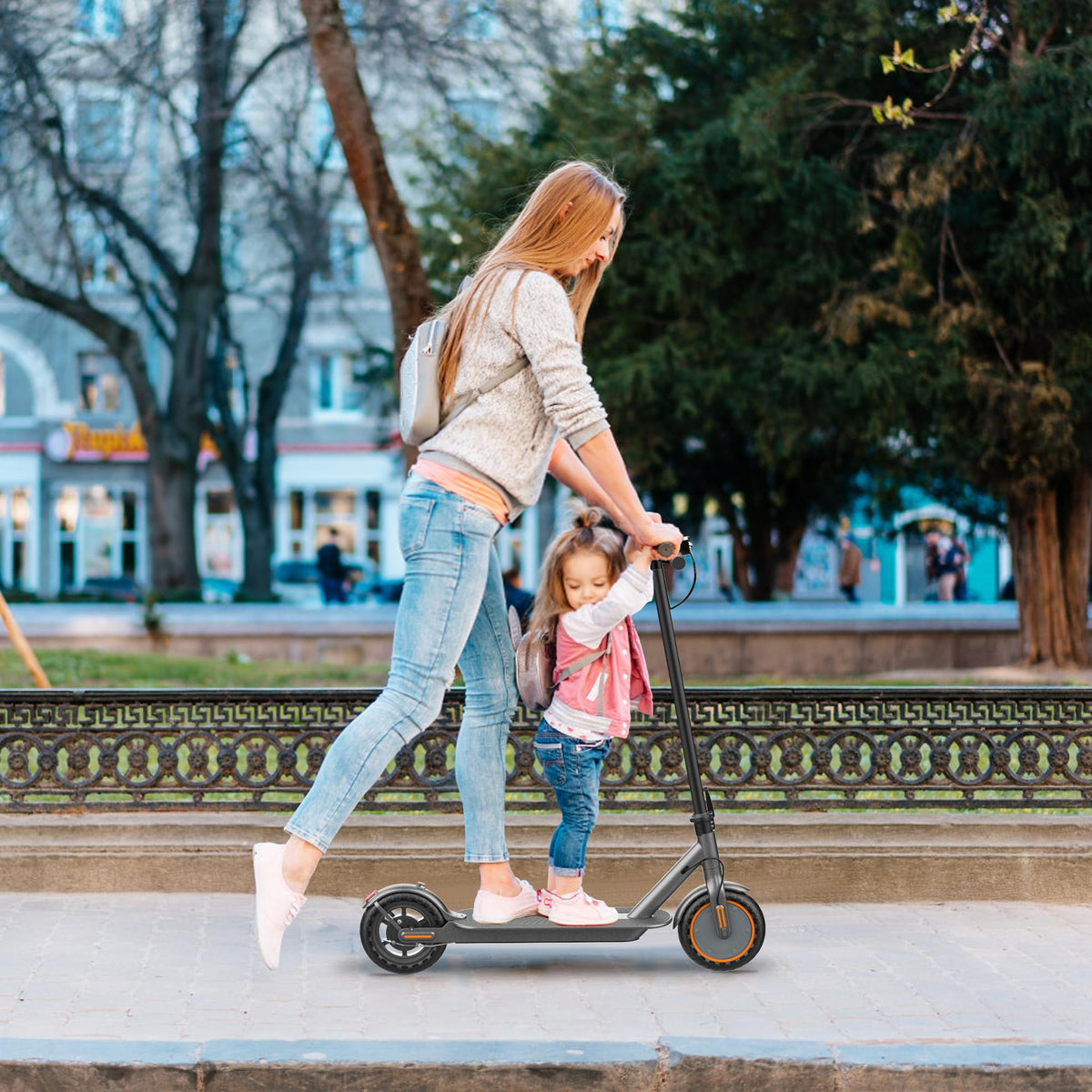 Foldable Pink Electric Scooter with Seat I815