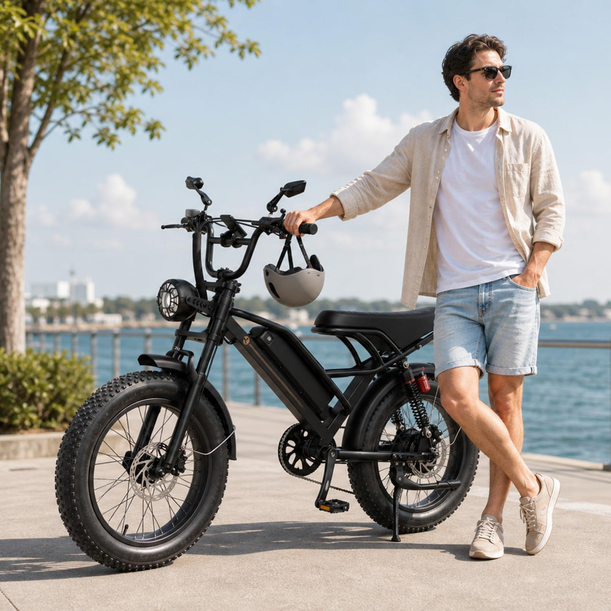 Electric Bike, 3000W Peak, 90 Miles & 38MPH R455200