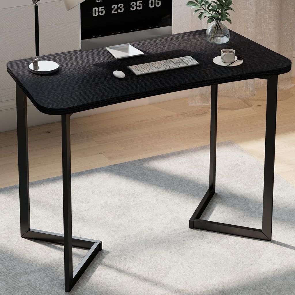 40 Inch Black Computer Desk S7928