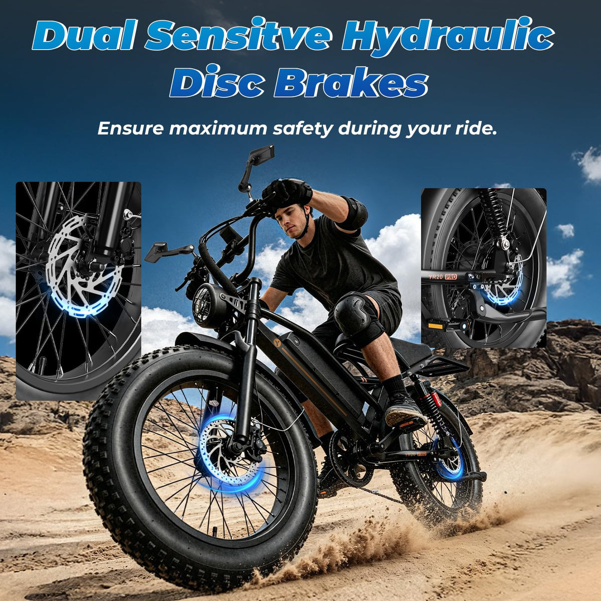 Electric Bike, 3000W Peak, 90 Miles & 38MPH R455200