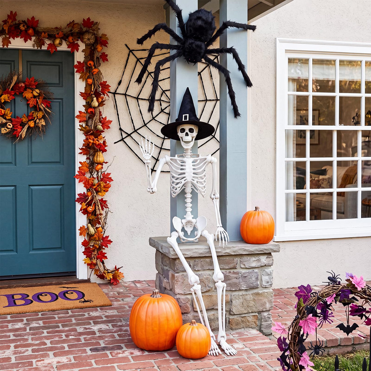 Life Size Human Skeleton with Posable Joint B689167