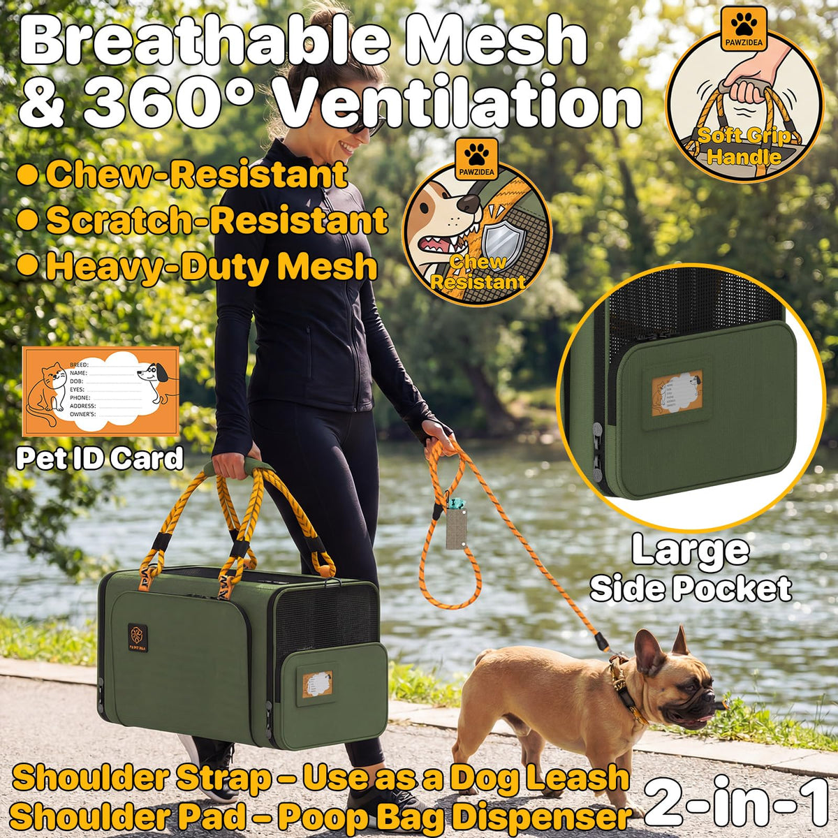 Expandable Pet Carrier Y641