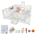 Baby Playpen with Mat 73"x71" B523739