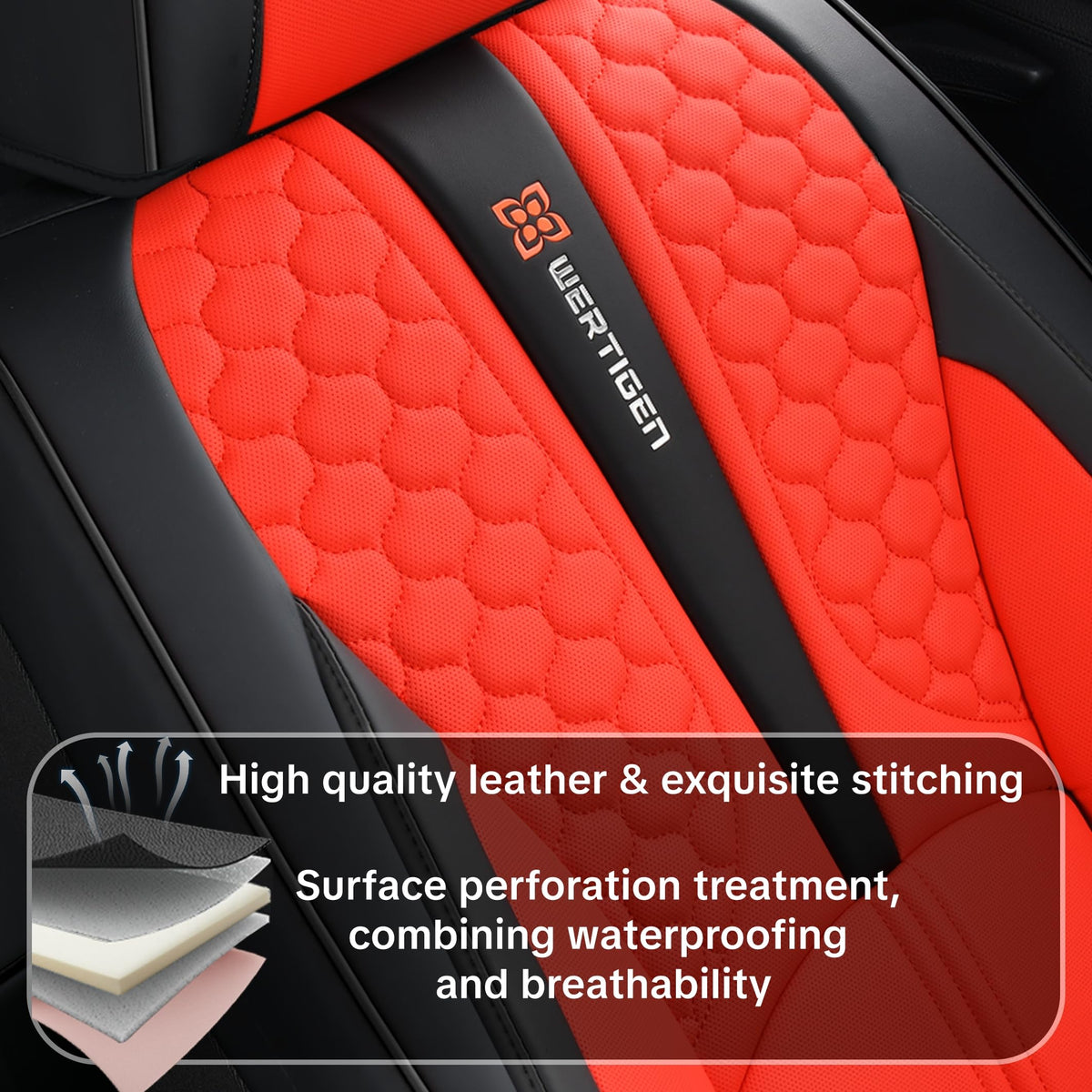 Universal Car Seat Covers Full Set 5 Seats A8012