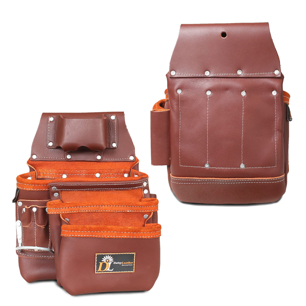 Leather Tool Belt with 27 Pockets K471517