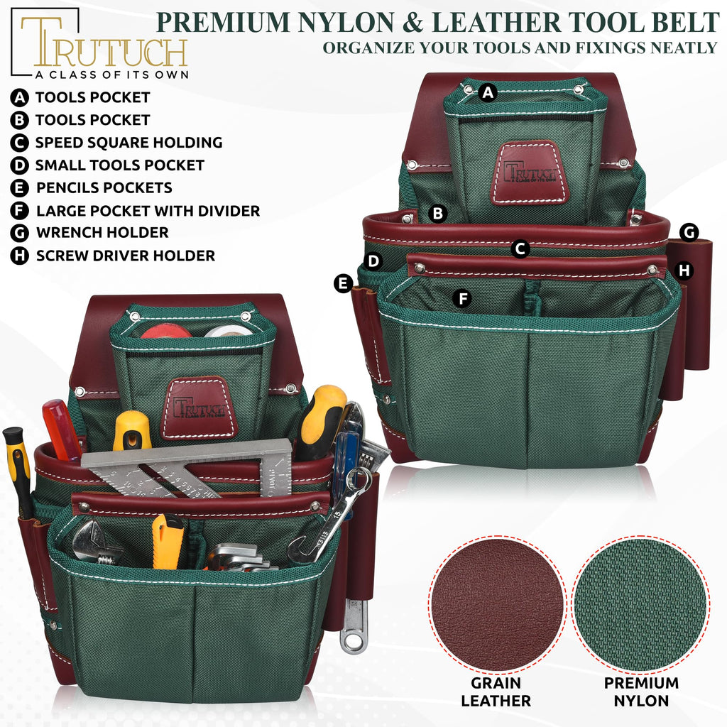 Nylon and Leather Tool Belt X605770