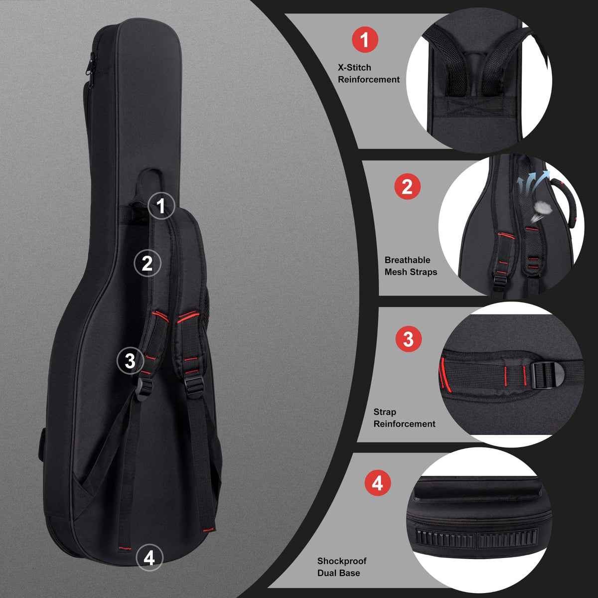 40 Inch Waterproof Electric Guitar Bag R199