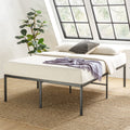 18 Inch Black Metal Platform Bed Frame U924715