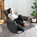 Power Swivel Rocker Recliner Chair Dark Gray N78328