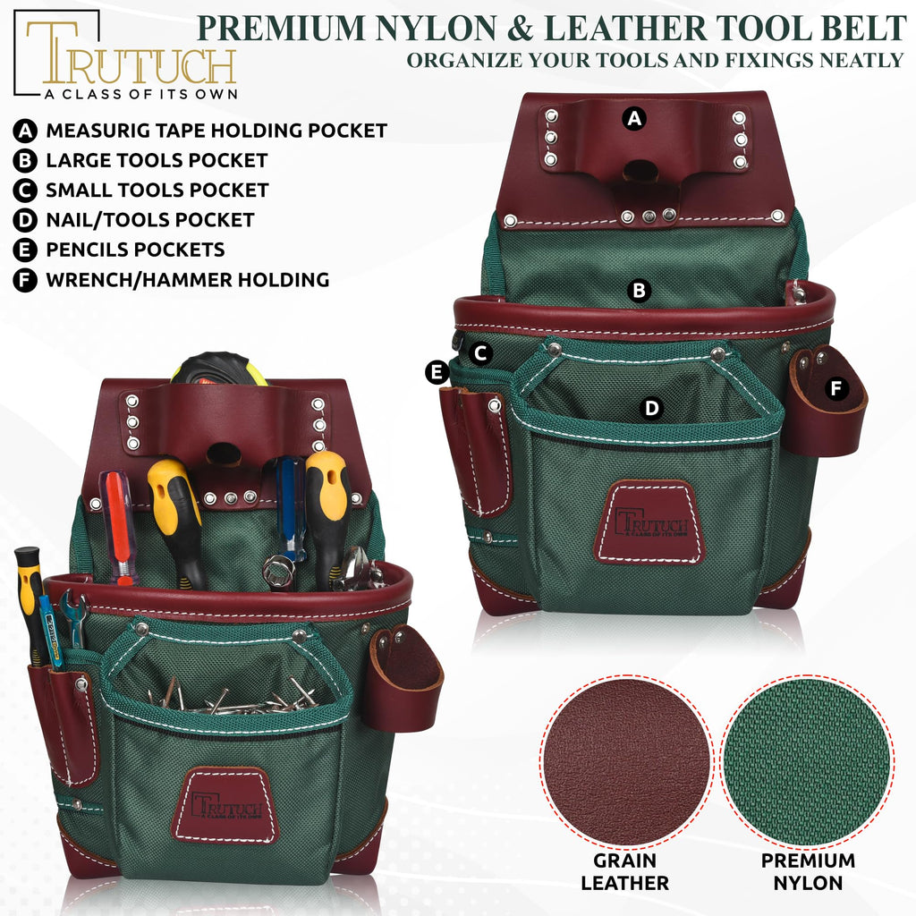 Nylon and Leather Tool Belt X605770